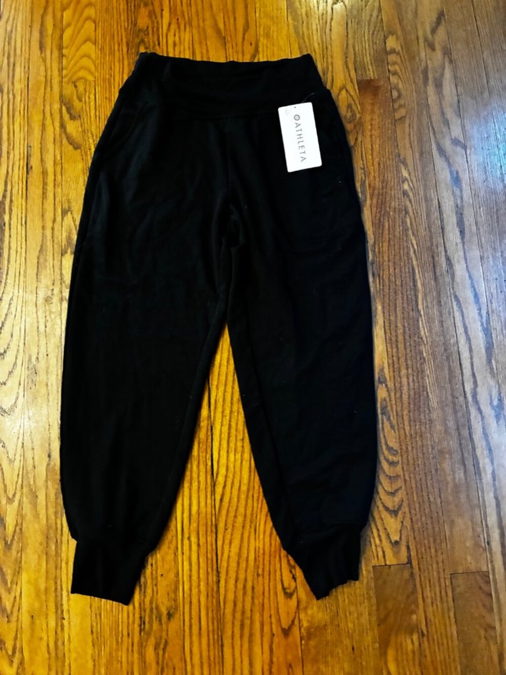 Athleta Coaster Luxe Jogger Black Size S Petite